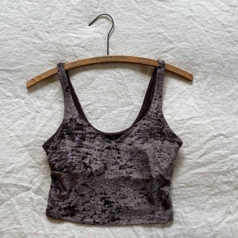 Lululemon align tank crushed velvet in French press 6